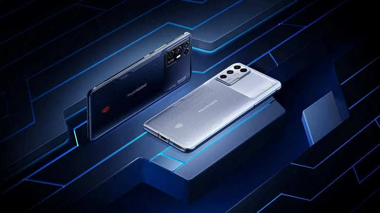 Qualcomm Snapdragon 888, 144 Гц, стереодинамики, 7,8 мм, 4200 мА•ч и 55 Вт. Представлен Nubia Red Magic 6R