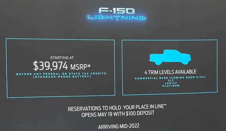 Самый популярный автомобиль США превратился в электромобиль. Представлен Ford F-150 Lightning с разгон до 100 км/ч за 4 с, запасом хода до 480 км и ценой от 27 500 долларов