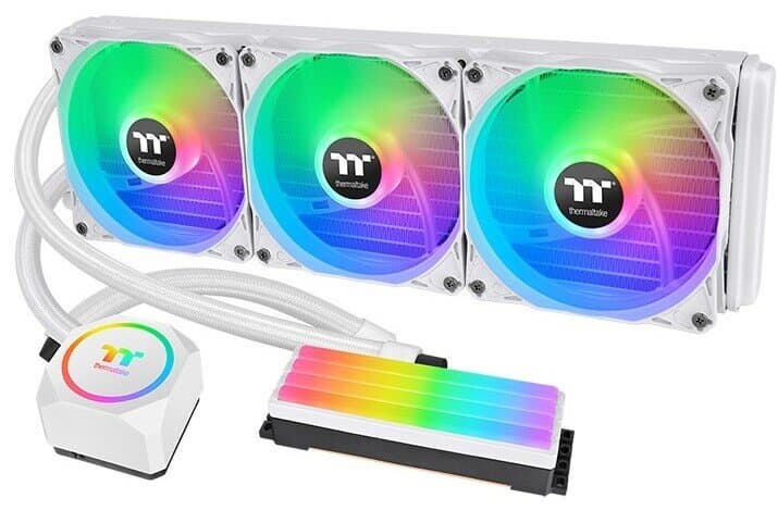 Системы жидкостного охлаждения Thermaltake Floe RC 240 Snow Edition и Floe 360 Snow Edition охлаждают не только процессоры, но и модули памяти