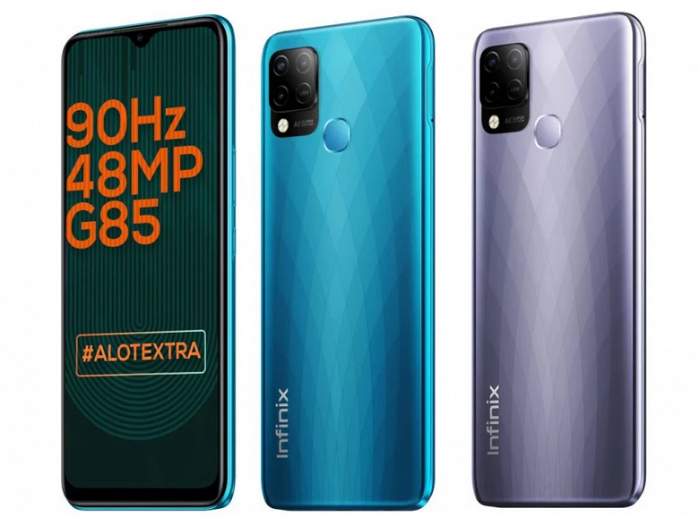 Большой экран, 90 Гц, 6000 мА•ч, XOS 7.6 и Android 11 дешевле $140. Представлен Infinix Hot 10S