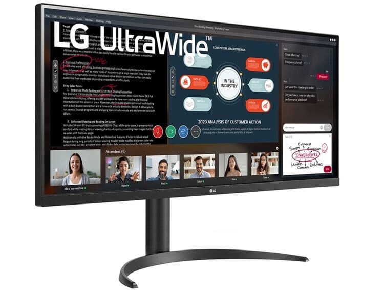 Представлен монитор LG UltraWide 34WP550-B с соотношением сторон 21:9