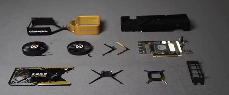 Nvidia показала необычную GeForce RTX 3080 – в стилистике Overwatch