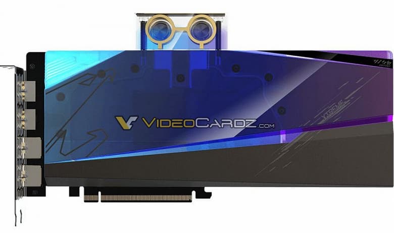 Карта Gigabyte Radeon RX 6900 XT Aorus Xtreme WaterForce WB будет оснащена водоблоком