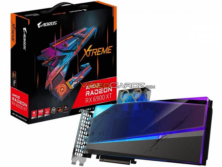 Карта Gigabyte Radeon RX 6900 XT Aorus Xtreme WaterForce WB будет оснащена водоблоком Карта Gigabyte Radeon RX 6900 XT Aorus Xtreme WaterForce WB будет оснащена водоблоком
