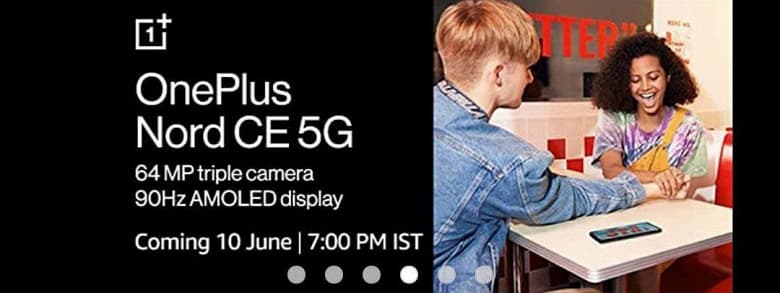 Так выглядит OnePlus Nord CE 5G. Опубликованы изображения фронтальной и тыльной панелей смартфона