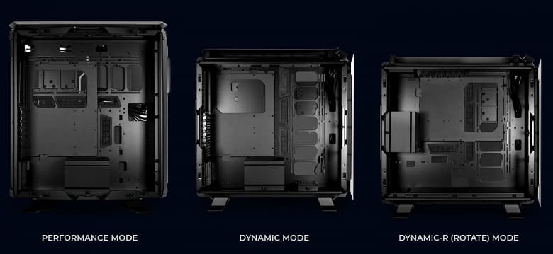 Корпус Lian Li Odyssey X может быть использован в одном из трех «режимов»