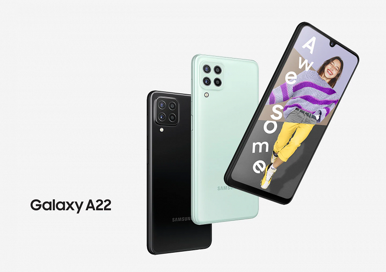 AMOLED, 90 Гц, 48 Мп и 5000 мА·ч, недорого. Samsung Galaxy A22 готов к старту в России: официальная цена