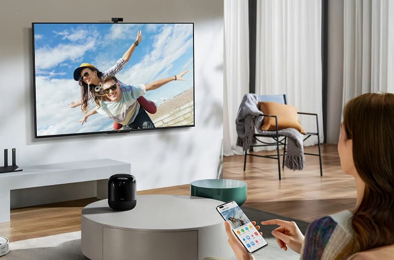 55/65 дюймов, 4K, HarmonyOS, 13-мегапиксельная камера и NFC в телевизоре. Huawei Smart Screen SE  поступил в продажу в Китае