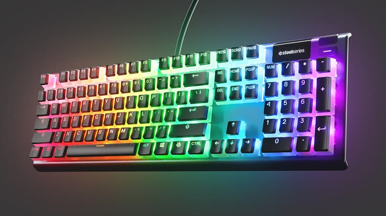 Двухслойные колпачки для клавиш SteelSeries PrismCaps предложены в белом и черном вариантах