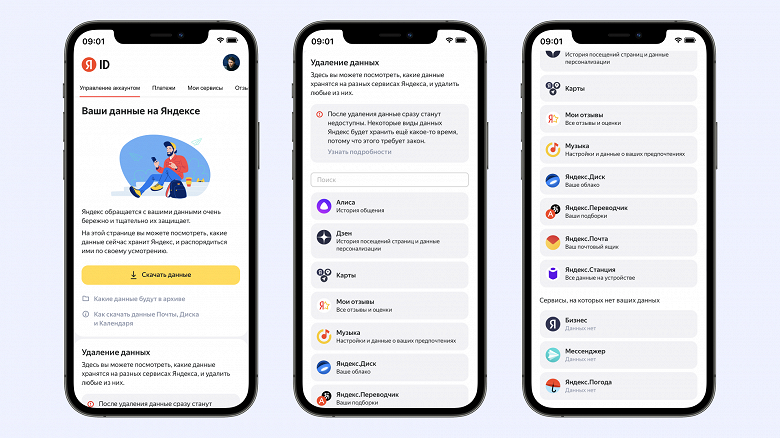 Появился инструмент для управления личными данными на всех сервисах Яндекса Появился инструмент для управления личными данными на всех сервисах Яндекса