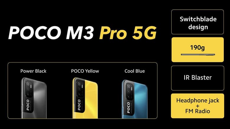 5000 мА·ч, 5G, 90 Гц, 48 Мп – дешево. Представлен смартфон Poco M3 Pro 5G