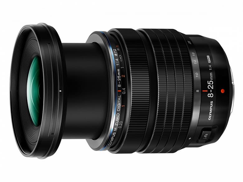 Представлен объектив Olympus M.Zuiko 8-25mm F4 Pro системы Micro Four Thirds