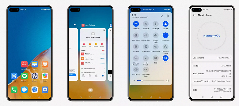Пользователи Huawei HarmonyOS 2.0 поделились впечатлениями и сравнили её с iOS
