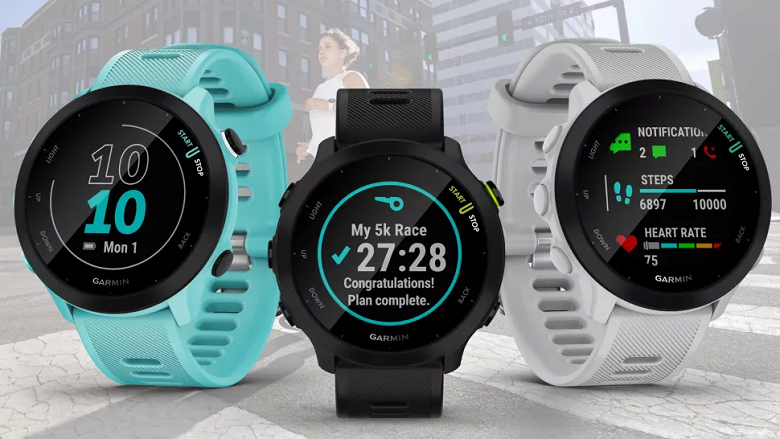 Garmin представила беговые часы Forerunner 55 для новичков