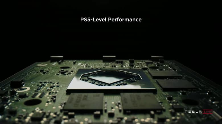 Смотрим, как система автомобиля Tesla справляется с Cyberpunk 2077