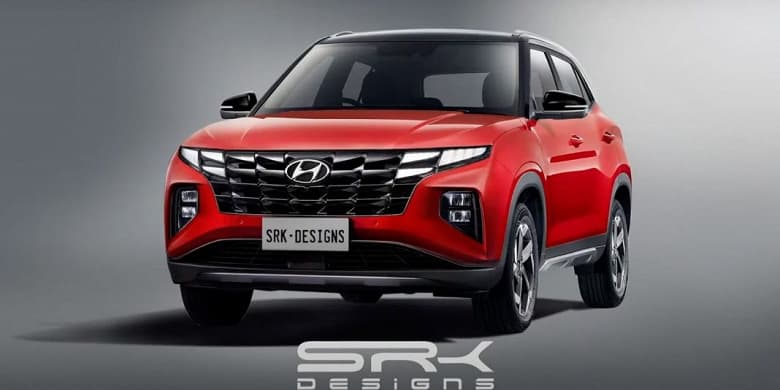 Недорогой кроссовер Hyundai Creta 2022 с дизайном нового Tucson получит систему адаптивного круиз-контроля, кожаную обивку и вентилируемые передние сиденья