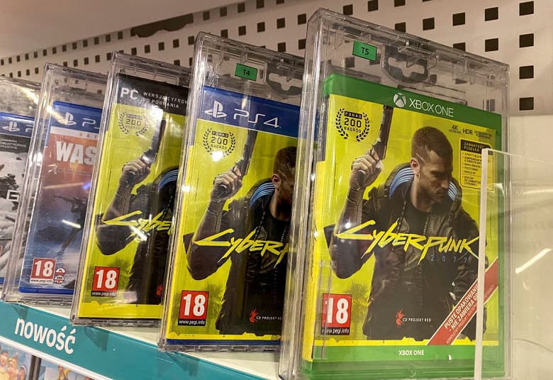 Игра Cyberpunk 2077 для PS4 стала самой скачиваемой игрой после её возвращения в магазин Sony