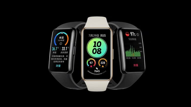 Измерение температуры тела: представлен умный браслет Huawei Band 6 Pro с огромным экраном Измерение температуры тела: представлен умный браслет Huawei Band 6 Pro с огромным экраном