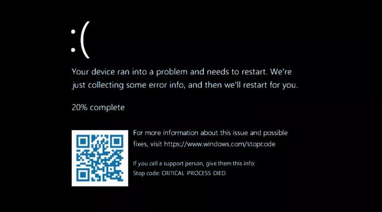 Windows прощается с синим экраном смерти. В Windows 11 он будет черным