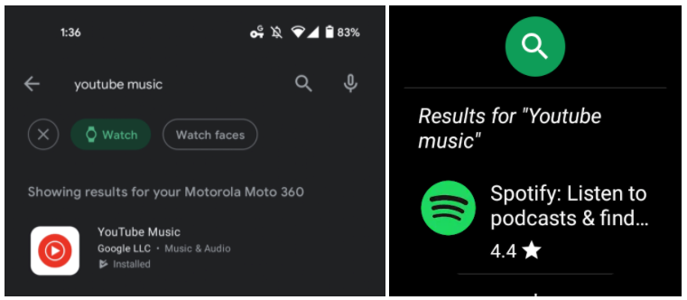 Google почти запустила YouTube Music для умных часов с Wear OS