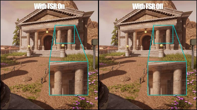 Nvidia DLSS остаётся в стороне. В первой игре с поддержкой AMD FSR на Xbox Series активация технологии улучшает картинку
