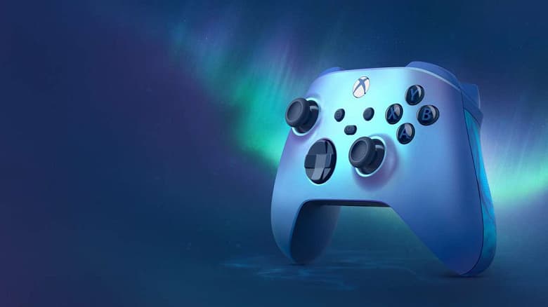 У Xbox теперь есть голубой переливающийся контроллер
