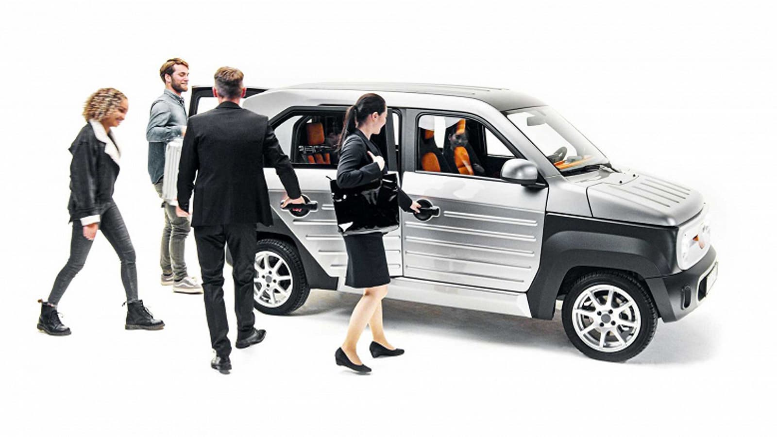 Представлен компактный электромобиль за 10 000 евро, в который при необходимости помещается европоддон с грузом