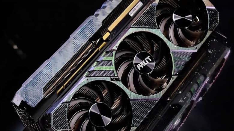 Производитель окрасил кожух видеокарты Palit GeForce RTX 3070 Ti GamingPro краской-хамелеоном
