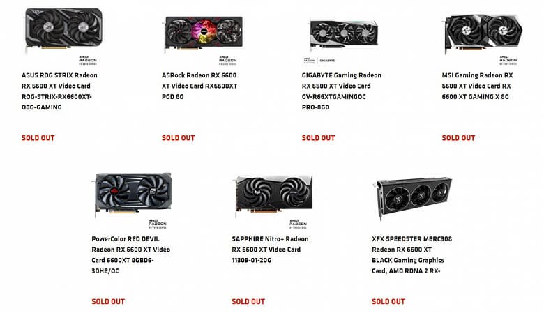 AMD Radeon RX 6600 XT, выступающая прямым конкурентом GeForce RTX 3060, поступила в продажу. Что с ценами?