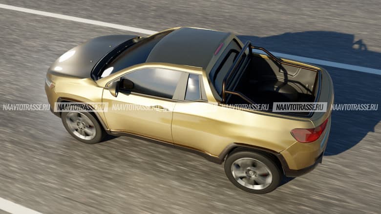 Современный пикап КрАЗ-260 дешевле 1 млн рублей, который вряд ли увидит свет: появились неофициальные изображения и подробности