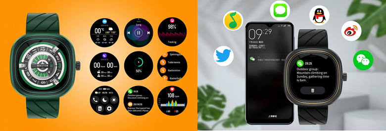 Представлены дешёвые умные часы с мониторингом ЧСС, SpO2 и десятками спортивных режимов от производителя защищённых смартфонов Doogee