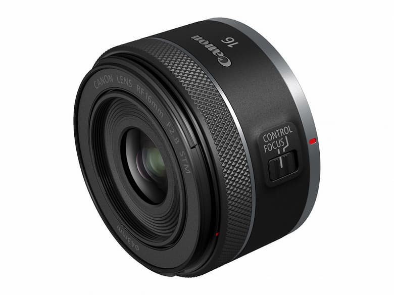Компания Canon представила объектив RF16mm F2.8 STM