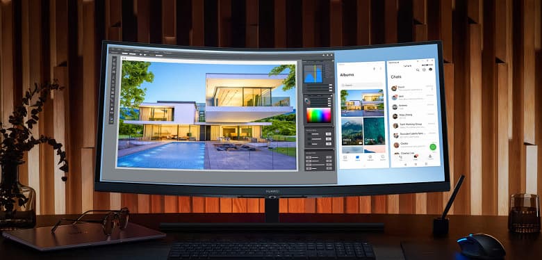 34 дюйма, 165 Гц и 3К подешевели. Huawei представила в России облегчённую версию своего первого монитора для геймеров