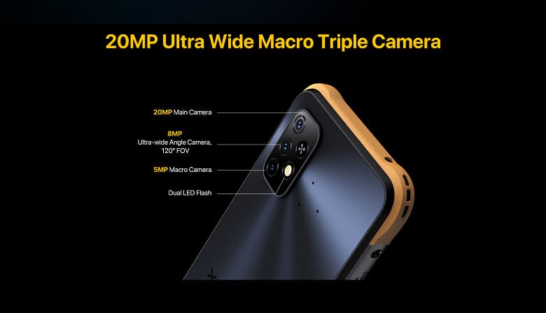 IP69K, MIL-STD-810G, стекловолокно, две настраиваемые кнопки, NFC, ИК-термометр: первая попытка компании Umidigi выйти на рынок стильных защищенных телефонов