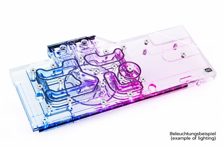 Alphacool предлагает водоблок Eisblock Aurora Acryl GPX для видеокарт Gigabyte Radeon RX 6800XT и 6900XT Gaming OC