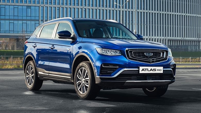 В России стартовали продажи кроссовера Geely Atlas Pro