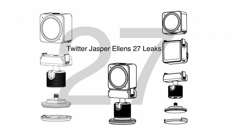 DJI Action 2 станет одной из самых маленьких экшн-камеры. Раскрыты характеристики и дизайн новинки