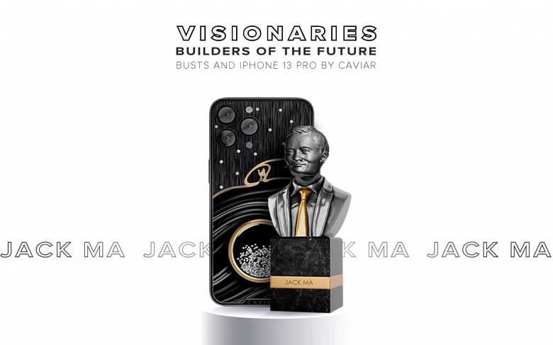 Залезть в голову Илона Маска: в России представлены iPhone 13 Pro с бюстами Стива Джобса, Илона Маска и Джека Ма