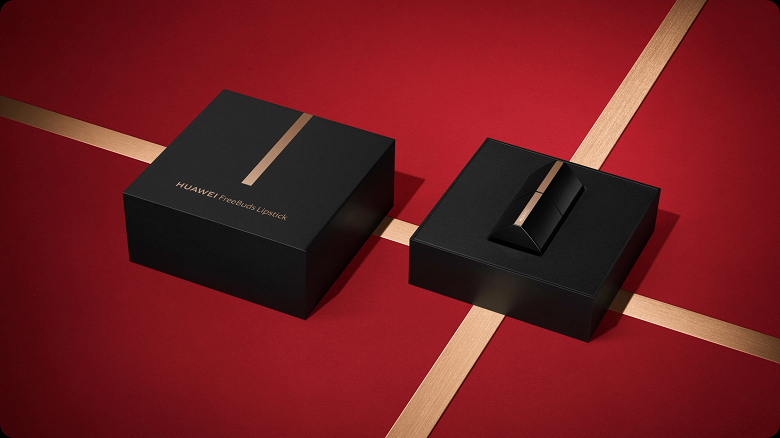 Huawei представила фэшн-наушники с активным шумоподавлением — FreeBuds Lipstick стилизованы под губную помаду