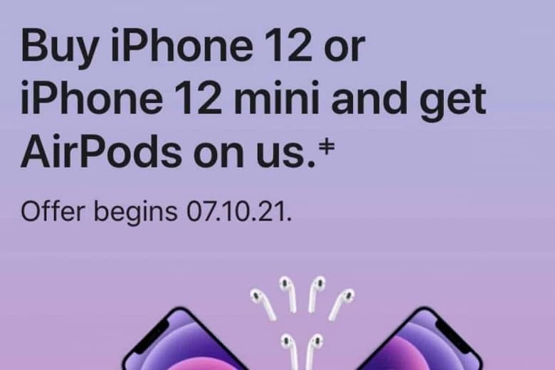 Apple будет дарить наушники AirPods всем покупателям iPhone 12 и iPhone 12 Mini в течение целого месяца в Индии