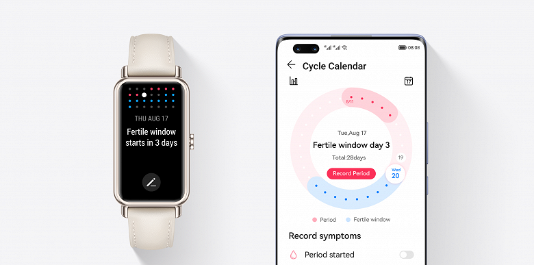 AMOLED, SpO2, 5 ATM и 14 дней работы за 100 евро. Уменьшенные умные часы Huawei Watch Fit mini представлены официально