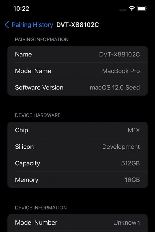 Apple M1X, 64 ГБ ОЗУ и SSD на 512 ГБ: характеристики нового MacBook Pro подтверждены