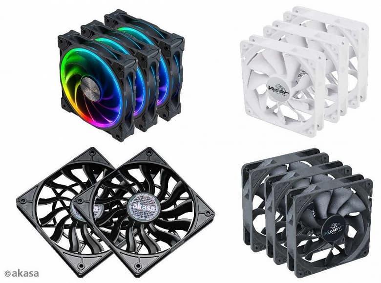 Ассортимент Akasa пополнили наборы вентиляторов SOHO AR, Viper Black/White и Slim Fan Ассортимент Akasa пополнили наборы вентиляторов SOHO AR, Viper Black/White и Slim Fan