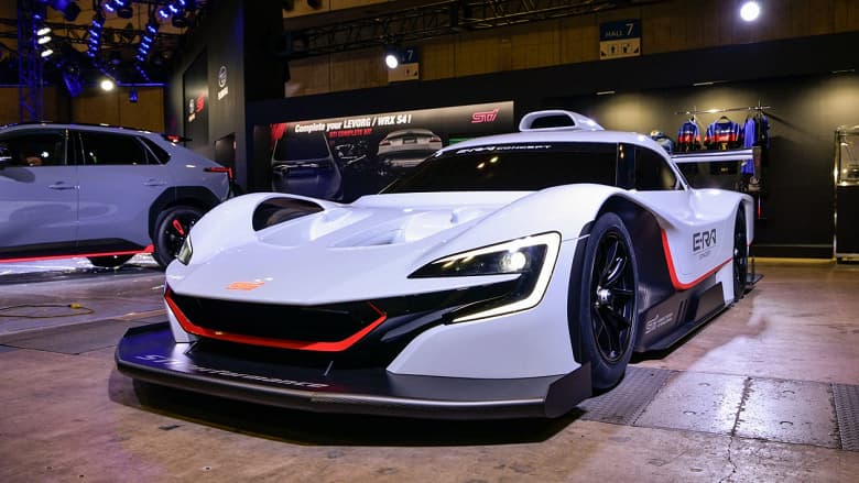 1073 л.с., полный привод и электродвигатели Yamaha. Представлен электрический гиперкар Subaru STI E-RA