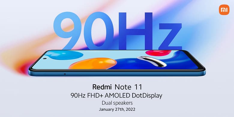 Xiaomi показала глобальную версию Redmi Note 11 с AMOLED-экраном и двумя динамиками прямо перед анонсом