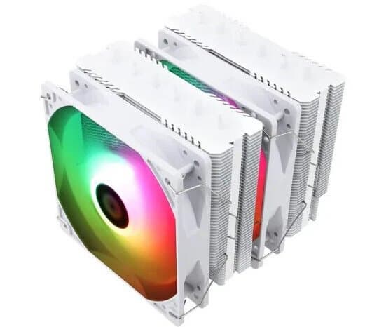 Процессорный кулер Thermalright Peerless Assassin 120 SE White ARGB окрашен в белый цвет Процессорный кулер Thermalright Peerless Assassin 120 SE White ARGB окрашен в белый цвет