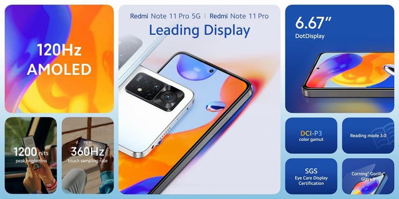 120 Гц, AMOLED, 108 Мп, 5000 мА·ч и разные SoC. Xiaomi представила Redmi Note 11 Pro 5G и Redmi Note 11 Pro 4G для международного рынка, скоро в России