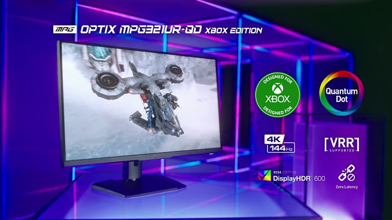Монитор MSI Optix MPG321UR-QD Xbox Edition ориентирован на владельцев консолей Монитор MSI Optix MPG321UR-QD Xbox Edition ориентирован на владельцев консолей