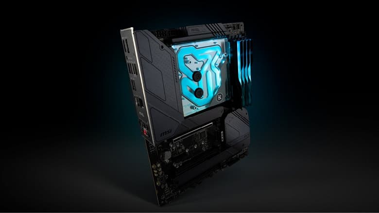 EK-Mana MSI MAG Z690 Torpedo EK X D-RGB — комплект из системной платы и водоблока