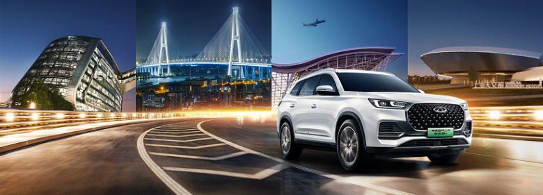 Гибридный семейный кроссовер, недорого. Представлен Chery Tiggo 8 Plus Kunpeng e+